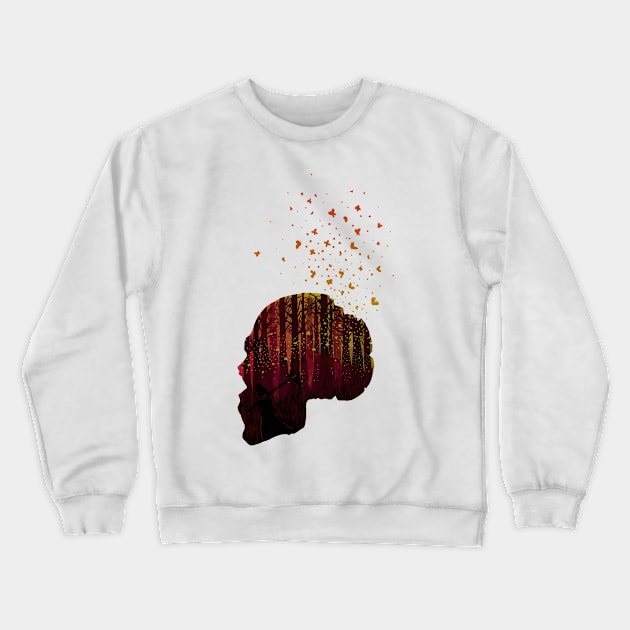 Dark Forest Crewneck Sweatshirt by GODZILLARGE